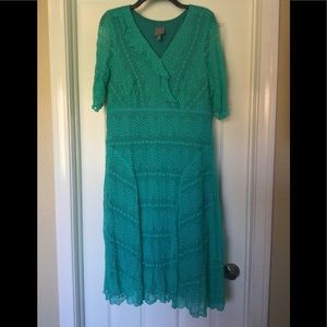 Sea foam Green Dress